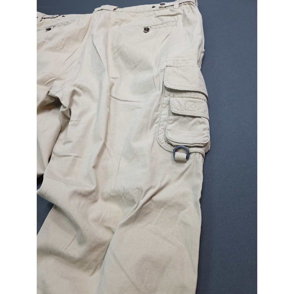 Orvis Khaki Cargo Fishing Hiking Pants Men's Size 42x31 Adjustable Waist... - Picture 8 of 10